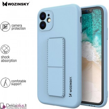 Wozinsky 4in1 švelnaus silikono dėklas - šviesiai mėlynas (Apple Iphone 12 Mini)